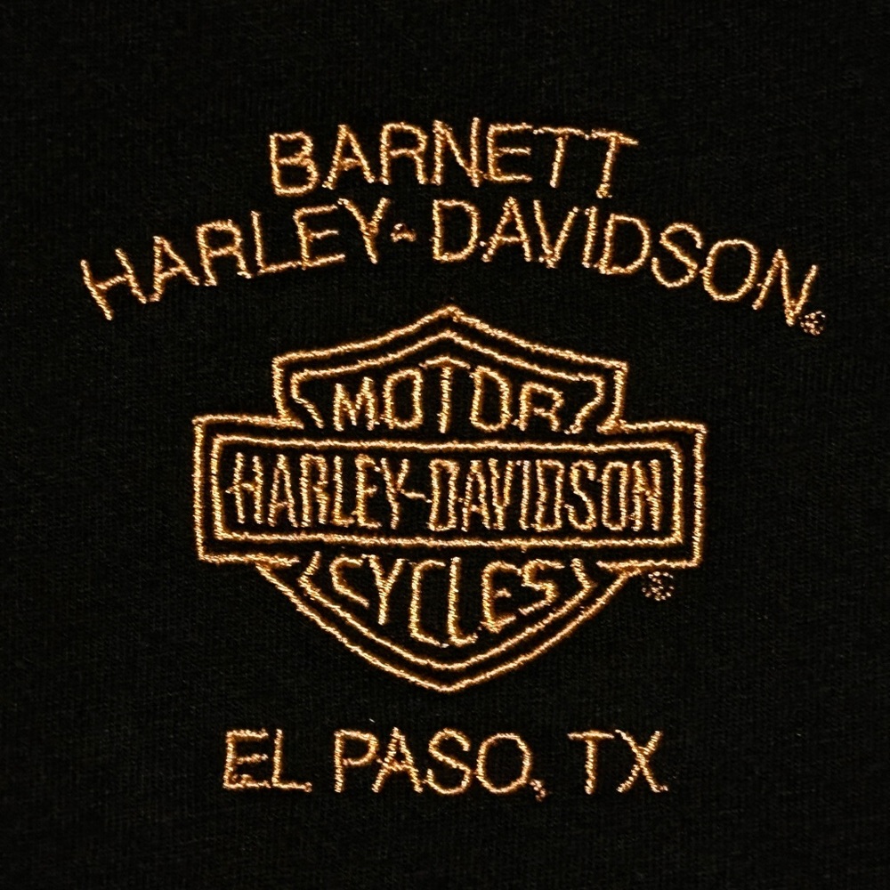 Vintage Harley-Davidson El Paso TX Colorblock LS Tee Large - Picture 3 of 4